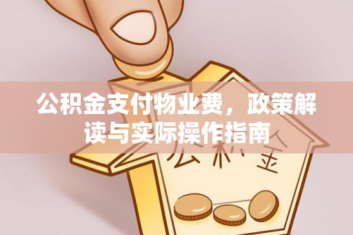 长岭公积金支付物业费，政策解读与实际操作指南